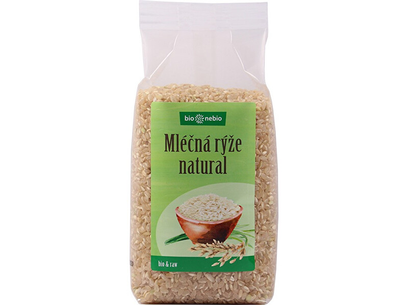 Zobrazit detail výrobku Bio nebio s. r. o. Bio Rýže kulatozrnná natural 500 g Zobrazit detail výrobku Bio nebio s. r. o. Bio Rýže kulatozrnná natural 500 g