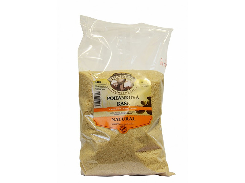 Zobrazit detail výrobku Šmajstrla Pohanková kaše Natural 250 g Zobrazit detail výrobku Šmajstrla Pohanková kaše Natural 250 g