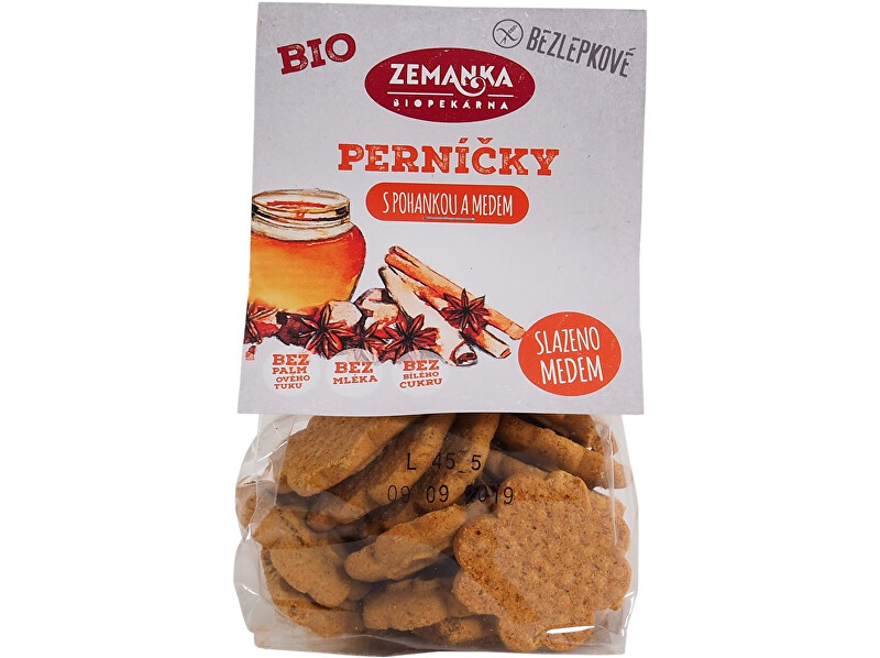 Zobrazit detail výrobku Biopekárna Zemanka Bio Bezlepkové perníčky 100 g Zobrazit detail výrobku Biopekárna Zemanka Bio Bezlepkové perníčky 100 g