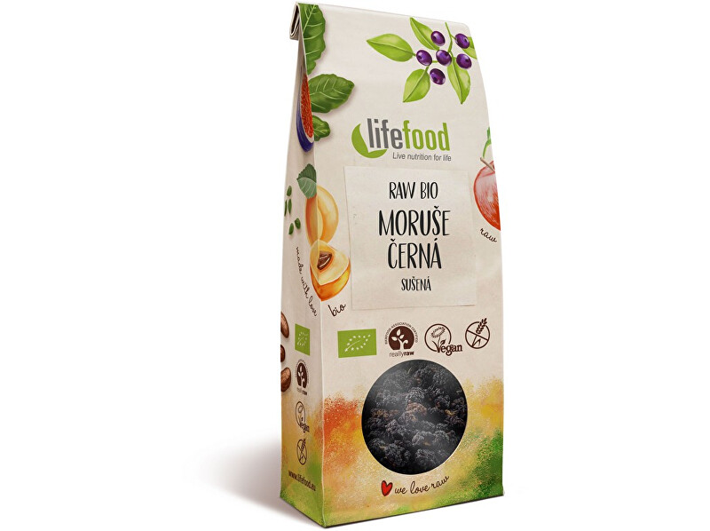 Lifefood Bio Moruša čierna sušená 100g