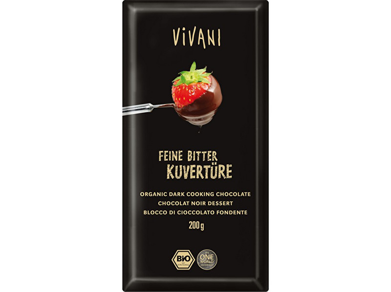 Zobrazit detail výrobku VIVANI Bio Čokoláda na vaření hořká 200g Zobrazit detail výrobku VIVANI Bio Čokoláda na vaření hořká 200g