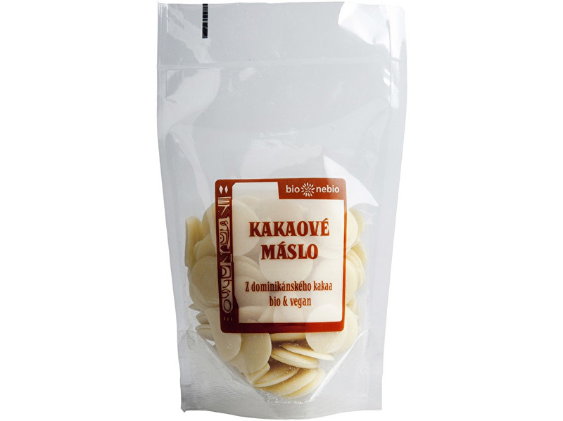 Zobrazit detail výrobku Bio nebio s. r. o. Bio Kakaové máslo - pecičky 100 g Zobrazit detail výrobku Bio nebio s. r. o. Bio Kakaové máslo - pecičky 100 g