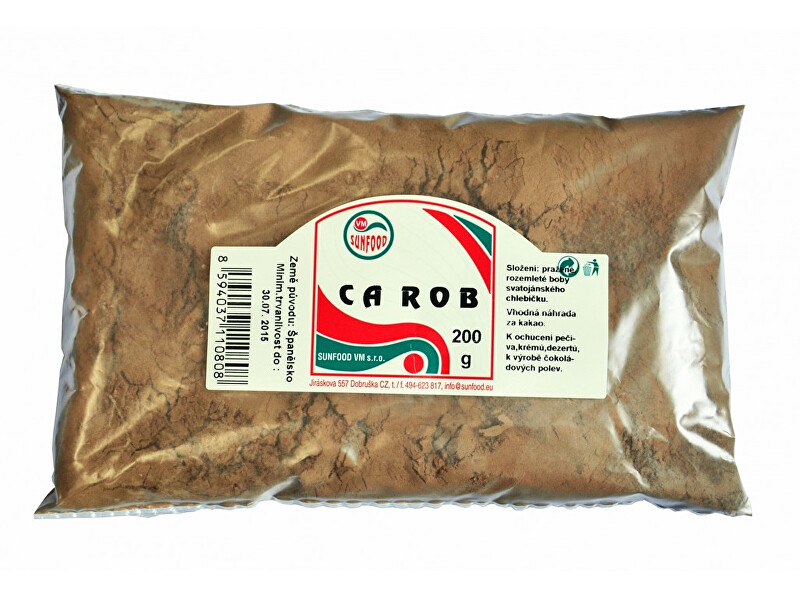 Zobrazit detail výrobku Sunfood Carob svatoj. chléb 200 g Zobrazit detail výrobku Sunfood Carob svatoj. chléb 200 g
