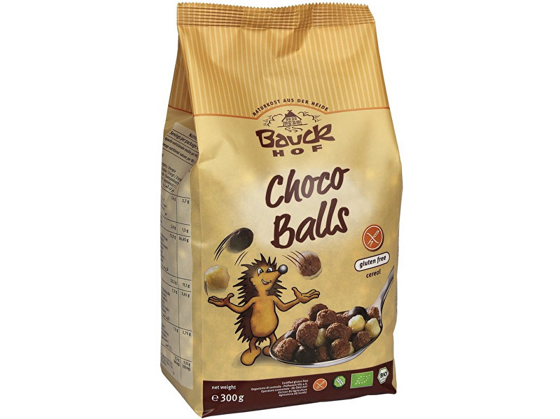 Zobrazit detail výrobku Bauck hof Bio Kuličky čokoládové bezlepkové 300g Zobrazit detail výrobku Bauck hof Bio Kuličky čokoládové bezlepkové 300g