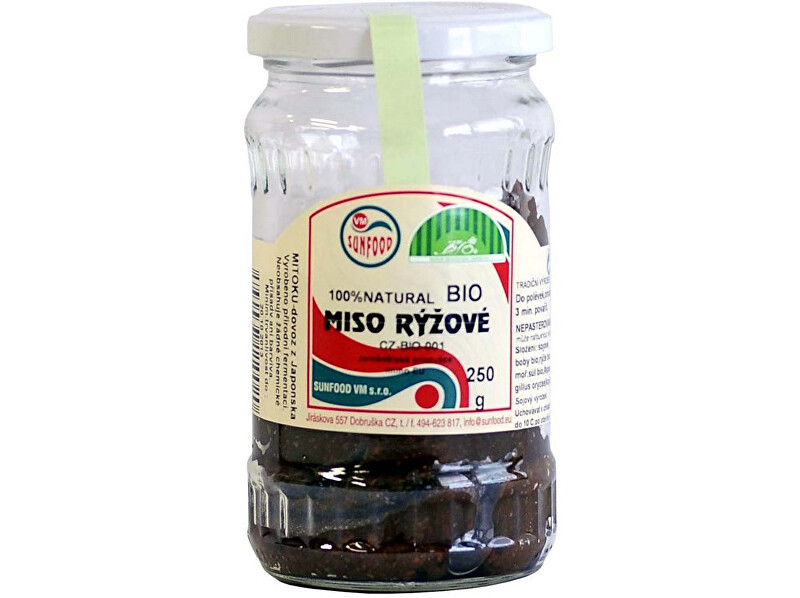 Zobrazit detail výrobku Sunfood Bio Miso rýžové 300 g Zobrazit detail výrobku Sunfood Bio Miso rýžové 300 g
