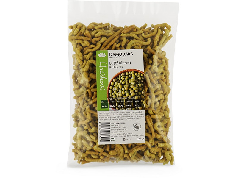 Zobrazit detail výrobku Damodara Luštěninová pochoutka hrášková 180 g Zobrazit detail výrobku Damodara Luštěninová pochoutka hrášková 180 g