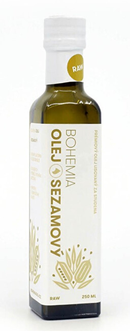 Zobrazit detail výrobku BohemiaOlej Sezamový olej 250ml Zobrazit detail výrobku BohemiaOlej Sezamový olej 250ml