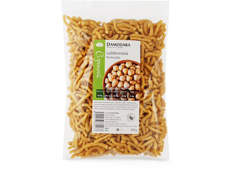 Zobrazit detail výrobku Damodara Luštěninová pochoutka cizrnová 180 g Zobrazit detail výrobku Damodara Luštěninová pochoutka cizrnová 180 g