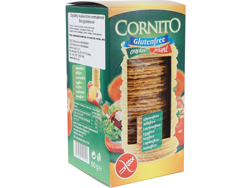 Zobrazit detail výrobku Cornito Krekry pikantní bezlepkové 60 g Zobrazit detail výrobku Cornito Krekry pikantní bezlepkové 60 g
