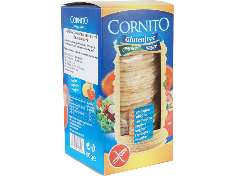 Zobrazit detail výrobku Cornito Krekry slané bezlepkové 60g Zobrazit detail výrobku Cornito Krekry slané bezlepkové 60g