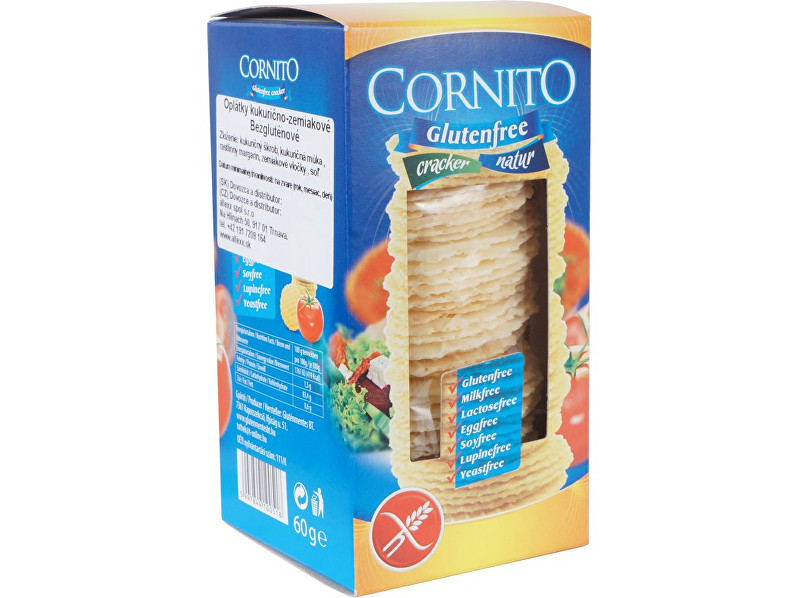 Zobrazit detail výrobku Cornito Krekry slané bezlepkové 60 g Zobrazit detail výrobku Cornito Krekry slané bezlepkové 60 g