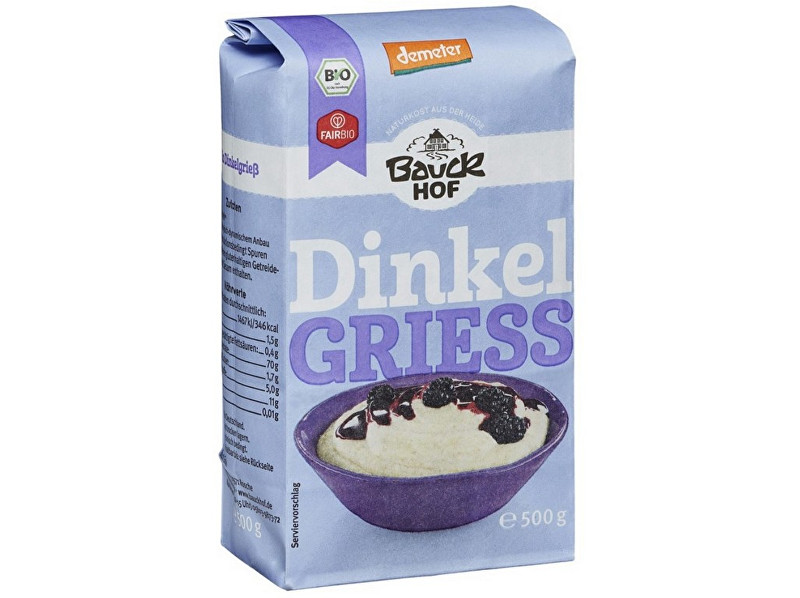 Zobrazit detail výrobku Bauck hof Bio Krupice špaldová 500 g Zobrazit detail výrobku Bauck hof Bio Krupice špaldová 500 g