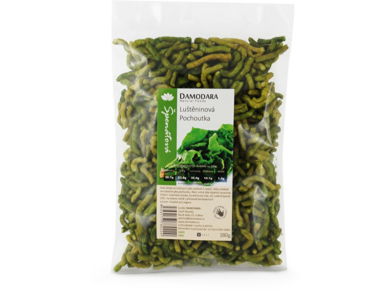 Zobrazit detail výrobku Damodara Luštěninová pochoutka špenátová 180 g Zobrazit detail výrobku Damodara Luštěninová pochoutka špenátová 180 g