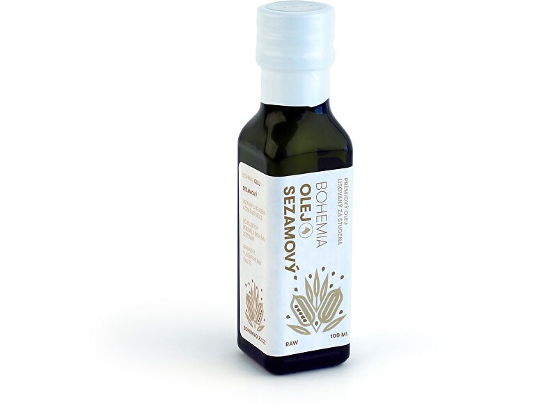 Zobrazit detail výrobku BohemiaOlej Sezamový olej 100ml Zobrazit detail výrobku BohemiaOlej Sezamový olej 100ml