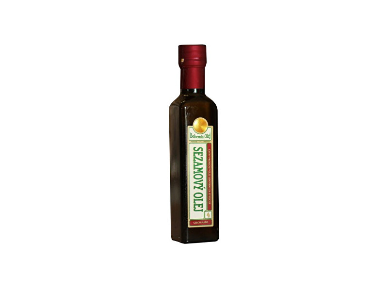 Zobrazit detail výrobku BohemiaOlej Sezamový olej 250ml. Zobrazit detail výrobku BohemiaOlej Sezamový olej 250ml.
