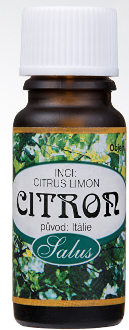 Saloos 100% prírodný esenciálny olej pre aromaterapiu 10 ml Citron