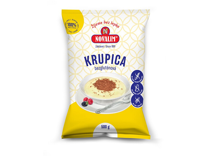 Zobrazit detail výrobku Novalim Bezlepková krupice v prášku 500g Zobrazit detail výrobku Novalim Bezlepková krupice v prášku 500g