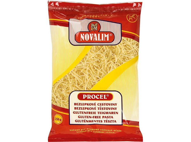 Zobrazit detail výrobku Novalim Bezlepkové těstoviny PROCEL niťovky 250g Zobrazit detail výrobku Novalim Bezlepkové těstoviny PROCEL niťovky 250g