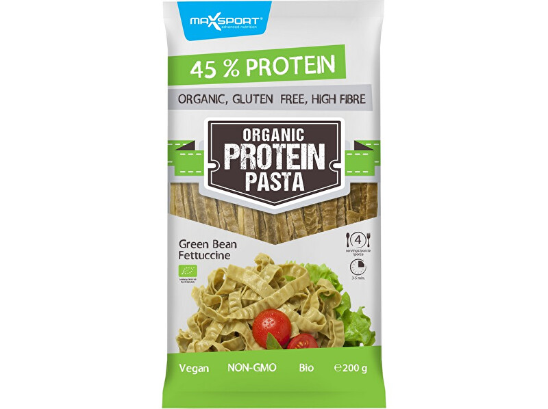 Zobrazit detail výrobku Max sport Bio Fettuccine ze zelené sóji 200g Zobrazit detail výrobku Max sport Bio Fettuccine ze zelené sóji 200g