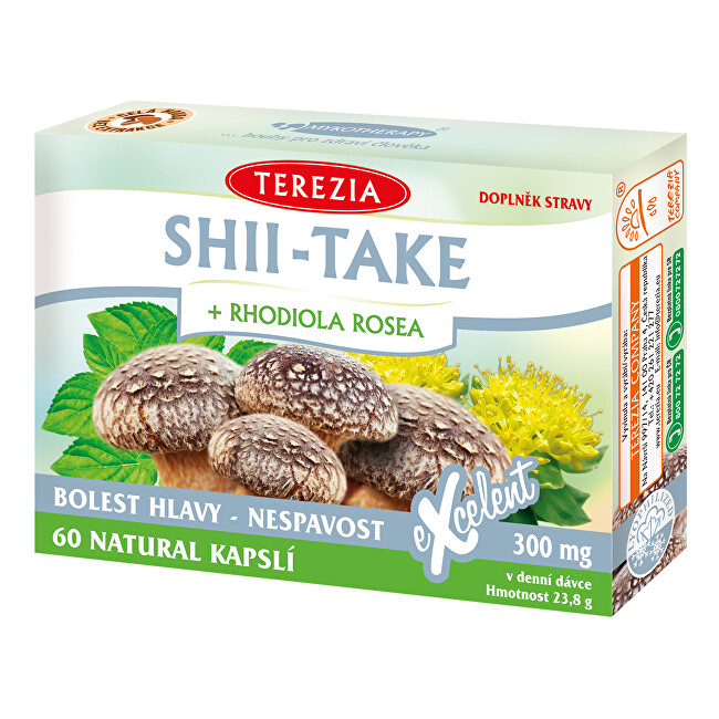 Terezia Company Shii-Take + Rhodiola rosea 60 kapsúl