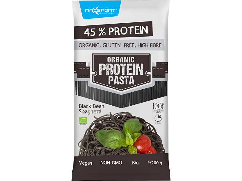 Zobrazit detail výrobku Max sport Bio Špagety z černých fazolí 200 g Zobrazit detail výrobku Max sport Bio Špagety z černých fazolí 200 g