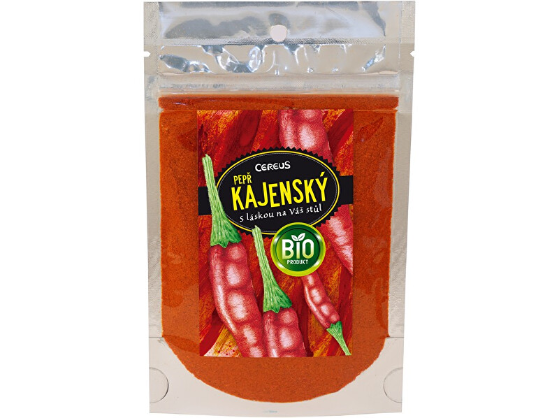 Zobrazit detail výrobku Cereus Bio Kajenský pepř 30g Zobrazit detail výrobku Cereus Bio Kajenský pepř 30g