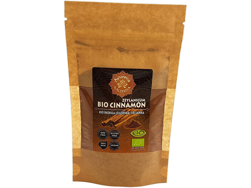 Zobrazit detail výrobku Altevita Bio cejlonská skořice 60g prášek Zobrazit detail výrobku Altevita Bio cejlonská skořice 60g prášek