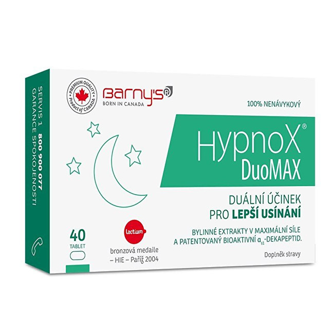 Zobrazit detail výrobku Barny´s Hypnox DuoMAX 40 tbl. Zobrazit detail výrobku Barny´s Hypnox DuoMAX 40 tbl.