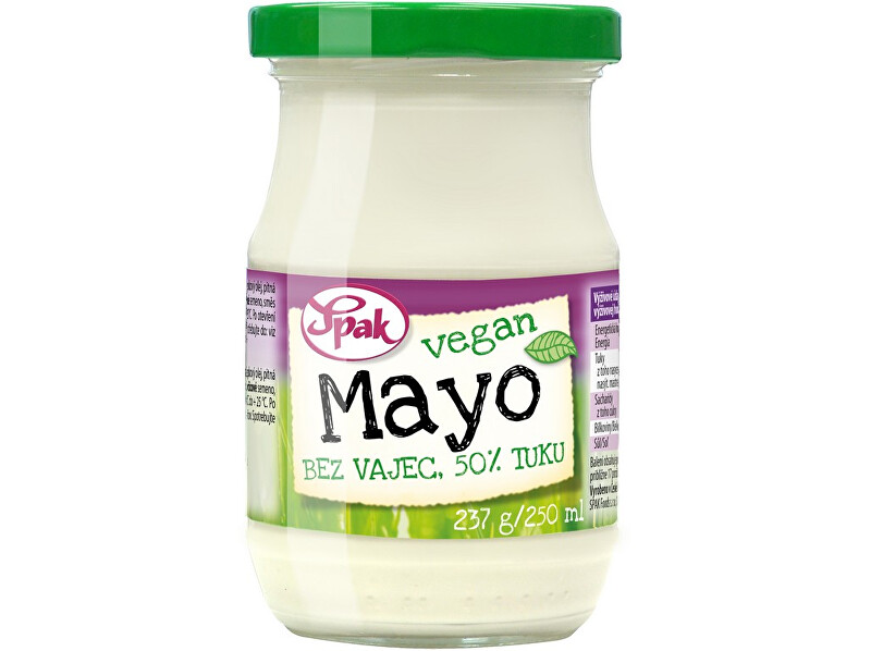 Zobrazit detail výrobku Spak Majonéza 50% VEGAN 250ml - SLEVA - KRÁTKÁ EXPIRACE 30.9.2021 Zobrazit detail výrobku Spak Majonéza 50% VEGAN 250ml - SLEVA - KRÁTKÁ EXPIRACE 30.9.2021