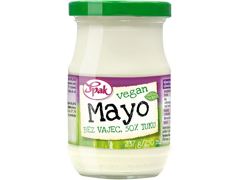 Zobrazit detail výrobku Spak Majonéza 50 % VEGAN 250 ml Zobrazit detail výrobku Spak Majonéza 50 % VEGAN 250 ml