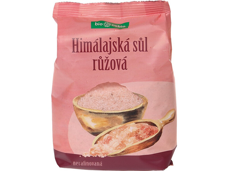 Zobrazit detail výrobku Bio nebio s. r. o. Himalajská sůl růžová 500g Zobrazit detail výrobku Bio nebio s. r. o. Himalajská sůl růžová 500g