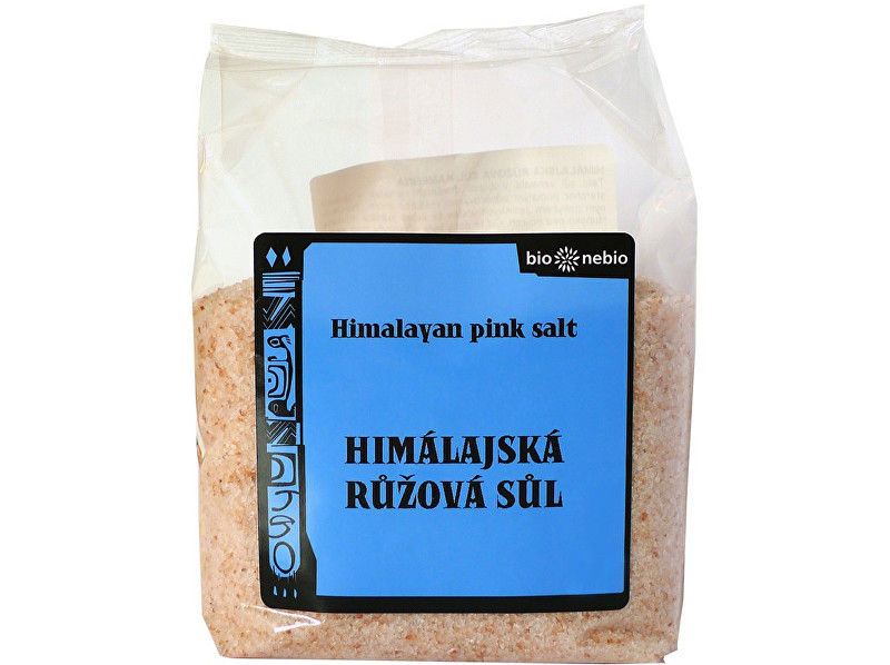 Zobrazit detail výrobku Bio nebio s. r. o. Himalajská sůl růžová 500g Zobrazit detail výrobku Bio nebio s. r. o. Himalajská sůl růžová 500g