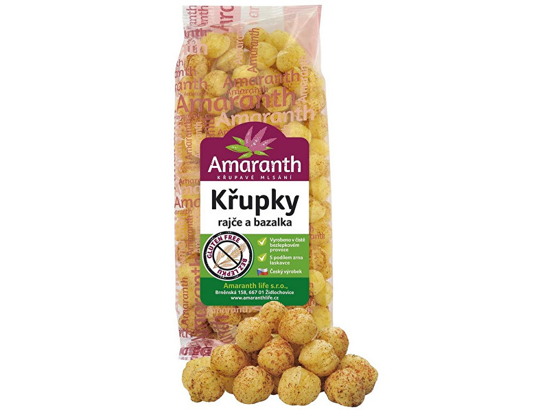 Zobrazit detail výrobku Amaranth life Křupky rajče bazalka 80g Zobrazit detail výrobku Amaranth life Křupky rajče bazalka 80g