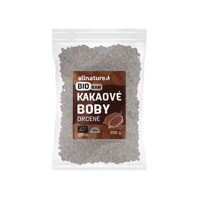 Zobrazit detail výrobku Allnature RAW BIO Drcené kakaové boby 200 g Zobrazit detail výrobku Allnature RAW BIO Drcené kakaové boby 200 g