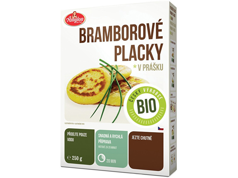 Zobrazit detail výrobku Amylon Bio bramborové placky Amylon 250 g Zobrazit detail výrobku Amylon Bio bramborové placky Amylon 250 g