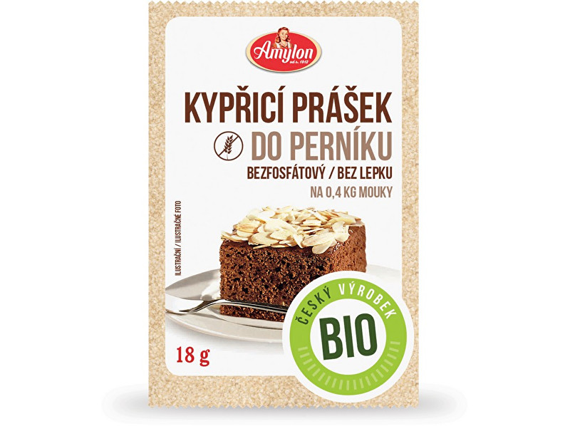 Zobrazit detail výrobku Amylon Kypřící prášek do perníku Bio 18g Zobrazit detail výrobku Amylon Kypřící prášek do perníku Bio 18g