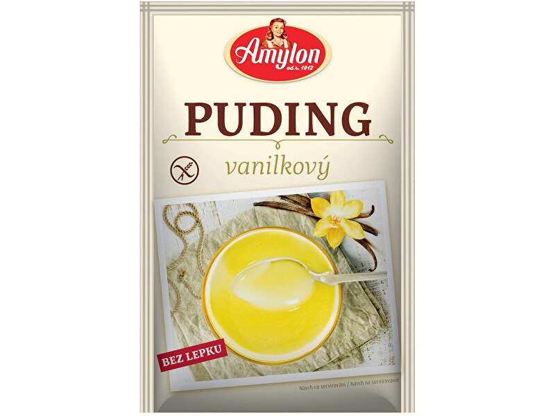 Zobrazit detail výrobku Amylon Puding vanilkový Amylon 40g Zobrazit detail výrobku Amylon Puding vanilkový Amylon 40g