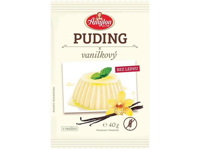 Zobrazit detail výrobku Amylon Puding vanilkový Amylon 40g Zobrazit detail výrobku Amylon Puding vanilkový Amylon 40g