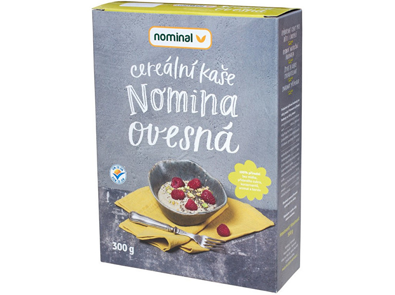 Zobrazit detail výrobku NOMINAL Cereální kaše NOMINA ovesná 300 g Zobrazit detail výrobku NOMINAL Cereální kaše NOMINA ovesná 300 g