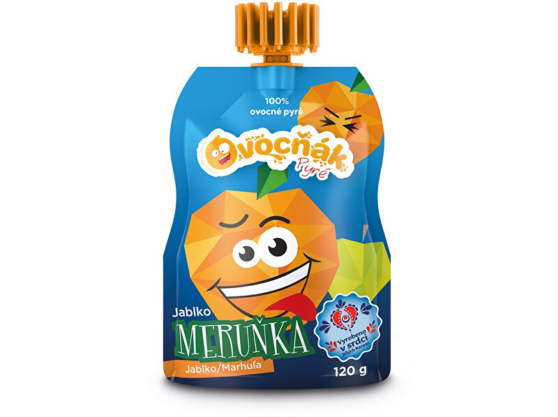 Zobrazit detail výrobku Ovocňák Ovocné pyré jablko meruňka 100% 120g Zobrazit detail výrobku Ovocňák Ovocné pyré jablko meruňka 100% 120g