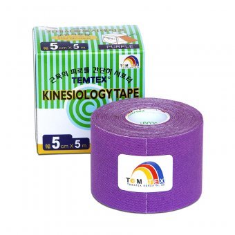 TEMTEX Tejp. TEMTEX kinesio tape 5 cm x 5 m Fialová