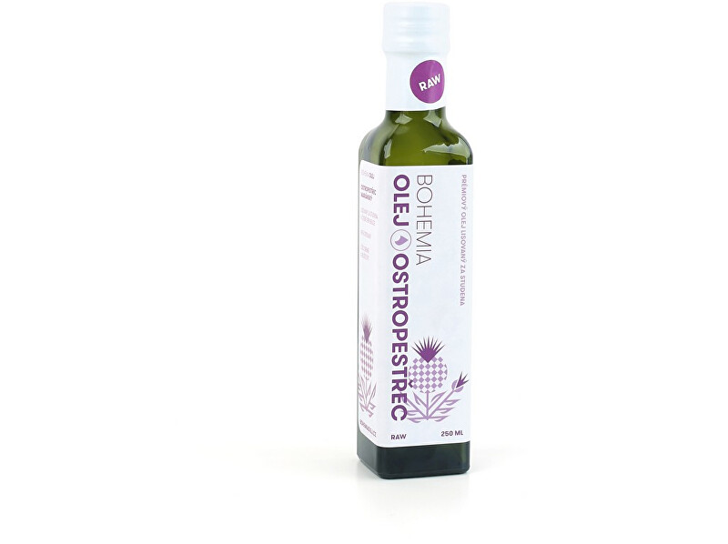 Zobrazit detail výrobku BohemiaOlej Olej z ostropestřce mariánského 250ml - nefiltrovaný Zobrazit detail výrobku BohemiaOlej Olej z ostropestřce mariánského 250ml - nefiltrovaný