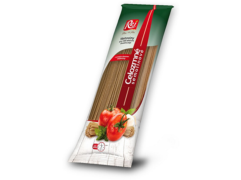 Zobrazit detail výrobku Rej Těstoviny SPAGHETTI - celozrnná semolina 400g Zobrazit detail výrobku Rej Těstoviny SPAGHETTI - celozrnná semolina 400g