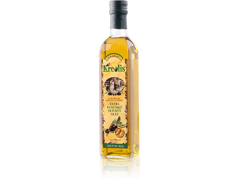 Zobrazit detail výrobku Kreolis Extra panenský olivový olej Kreolis 0,5l Zobrazit detail výrobku Kreolis Extra panenský olivový olej Kreolis 0,5l
