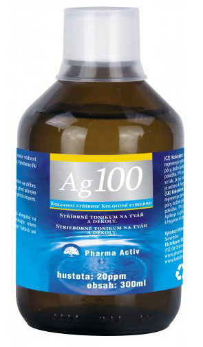 Zobrazit detail výrobku Pharma Activ Koloidní stříbro Ag 100 (20ppm) 300 ml Zobrazit detail výrobku Pharma Activ Koloidní stříbro Ag 100 (20ppm) 300 ml