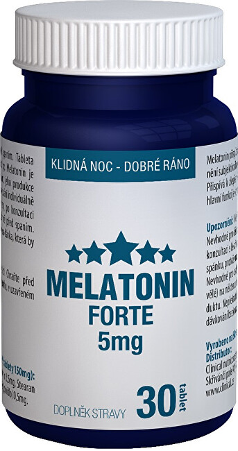 Zobrazit detail výrobku Clinical Nutricosmetics Melatonin Forte 30 tablet Zobrazit detail výrobku Clinical Nutricosmetics Melatonin Forte 30 tablet