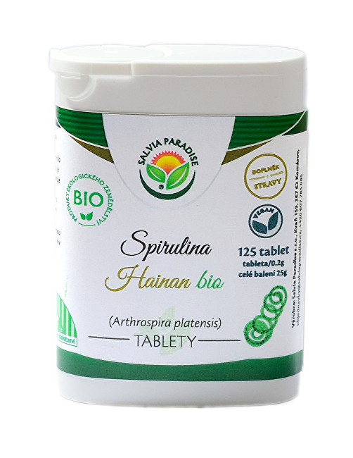 Salvia Paradise Spirulina Hainan BIO tablety 800 tablet