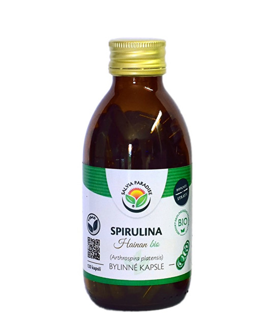 Zobrazit detail výrobku Salvia Paradise Spirulina kapsle BIO 120 ks Zobrazit detail výrobku Salvia Paradise Spirulina kapsle BIO 120 ks