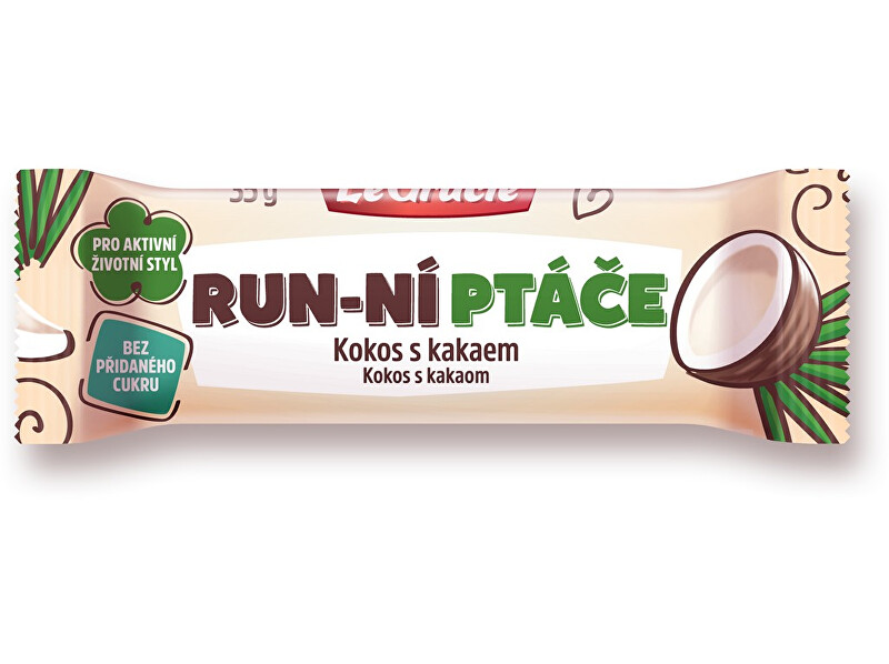 Zobrazit detail výrobku LeGracie Tyčinka Run-ní ptáče kokos s kakaem 35g Zobrazit detail výrobku LeGracie Tyčinka Run-ní ptáče kokos s kakaem 35g