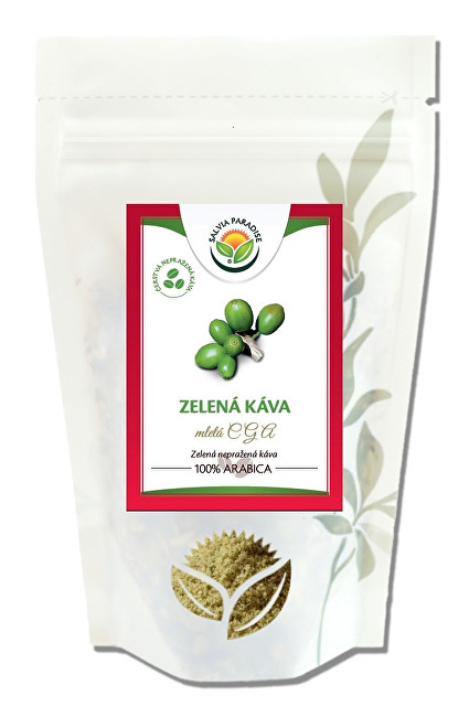 Zobrazit detail výrobku Salvia Paradise Zelená káva mletá CGA 150 g Zobrazit detail výrobku Salvia Paradise Zelená káva mletá CGA 150 g